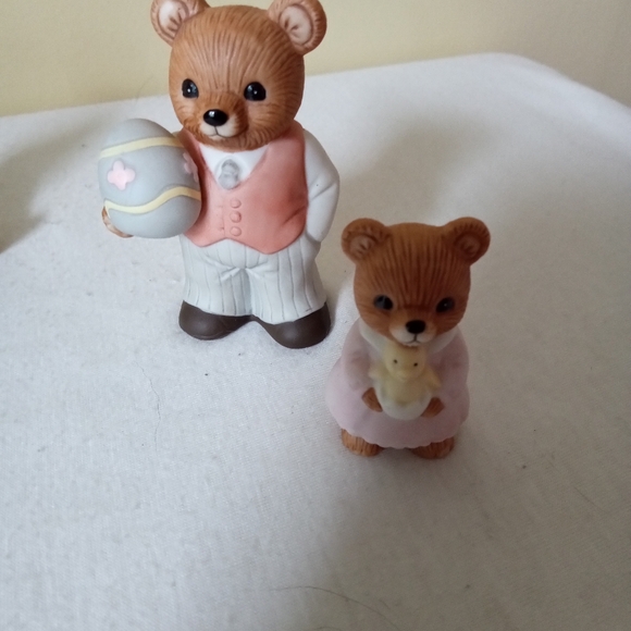 Homco porcelain bear Easter collection - Picture 5 of 5